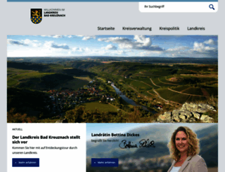 kreisbadkreuznach.de screenshot