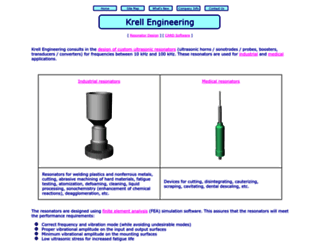 krell-engineering.com screenshot