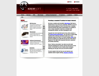 kremsoft.com screenshot