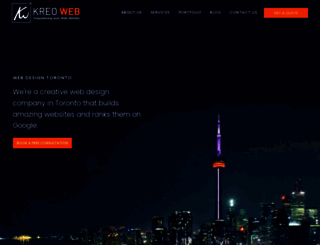 kreoweb.com screenshot