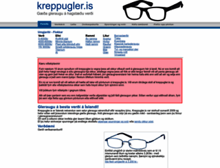 kreppugler.is screenshot