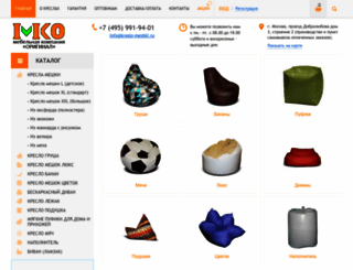 kreslo-meshki.ru screenshot