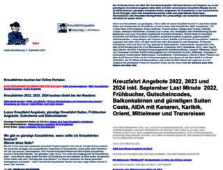 kreuzfahrtinspektor.com screenshot
