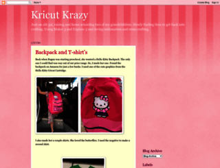 kricutkrazy.com screenshot