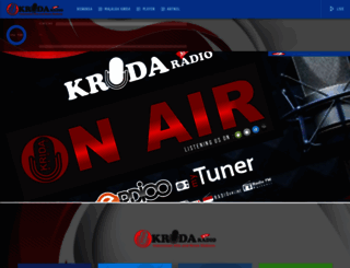 kridaradio.com screenshot