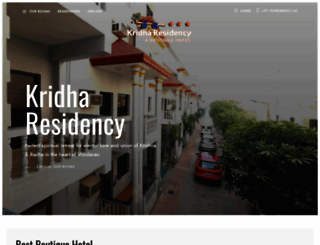 kridharesidency.com screenshot