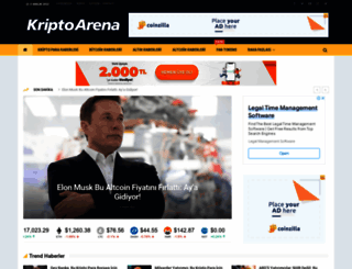 kriptoarena.com screenshot