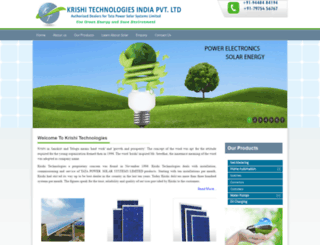 krishitechnologies.com screenshot