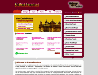 krishna-furniture.com screenshot