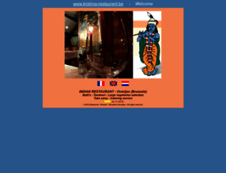krishna-restaurant.be screenshot