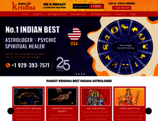 krishnaastrologer.com screenshot