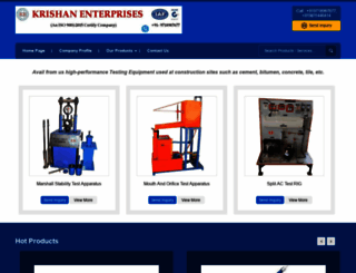 krishnaenterprises.net.in screenshot
