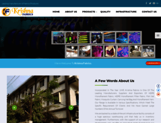 krishnafabrics.in screenshot