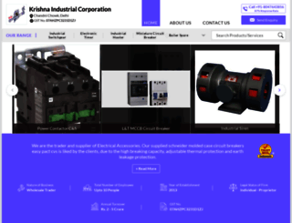 krishnaindustrial.com screenshot