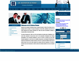 krishnakumar.org screenshot
