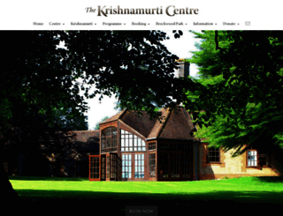 krishnamurticentre.org.uk screenshot