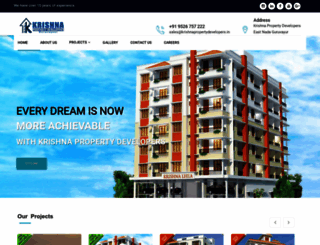 krishnapropertydevelopers.in screenshot