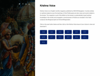 krishnavoice.org screenshot