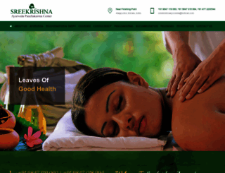 krishnayurveda.com screenshot