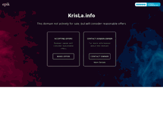 krisla.info screenshot