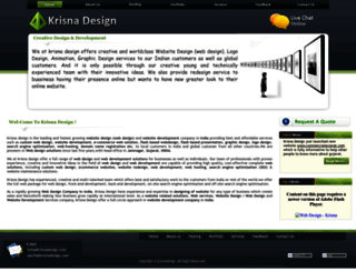 krisnadesign.com screenshot