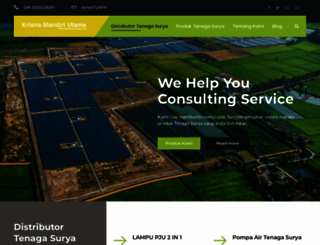 krisnamandiri.com screenshot