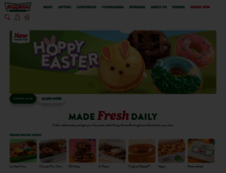 krispykreme.co.uk screenshot