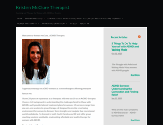 kristen-mcclure-therapist.com screenshot