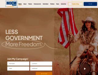 kristiforgovernor.com screenshot