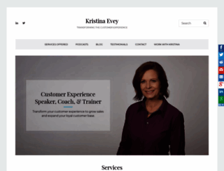 kristinaevey.com screenshot
