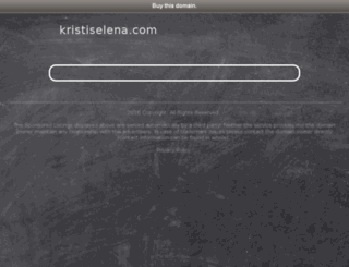 kristiselena.com screenshot