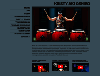 kristyoshiro.com screenshot