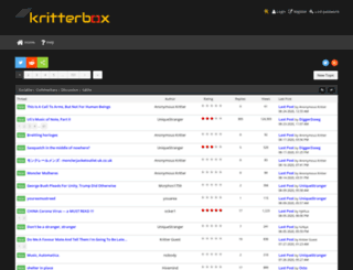 kritterbox.com screenshot