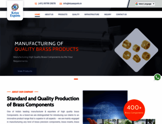 kriyaexports.in screenshot