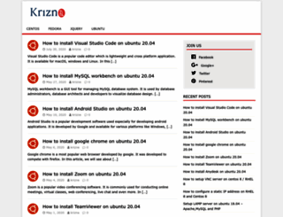 krizna.com screenshot