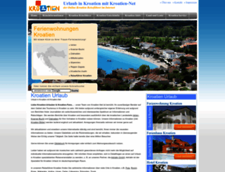 kroatien-net.de screenshot