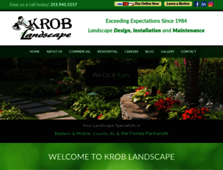 kroblandscape.com screenshot