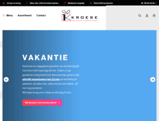 kroese-exclusief.com screenshot
