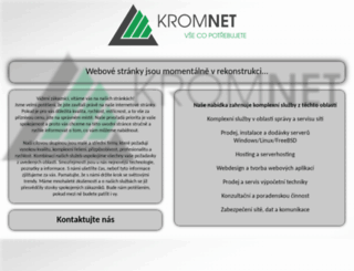 kromnet.cz screenshot