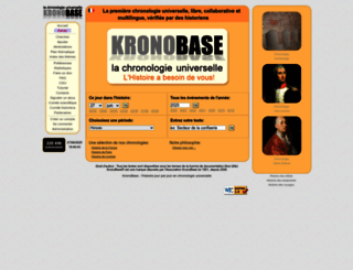 kronobase.org screenshot