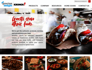 kronosfoodsinc.com screenshot
