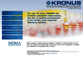 kronus.com screenshot