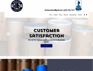 krookcontainer.com screenshot