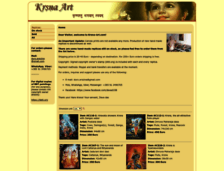 krsna-art.com screenshot