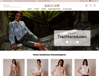 krueger-dirndl.de screenshot