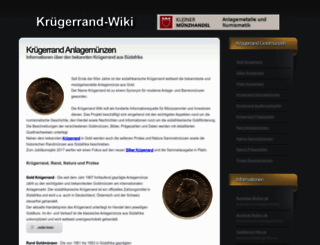 kruegerrand-wiki.de screenshot