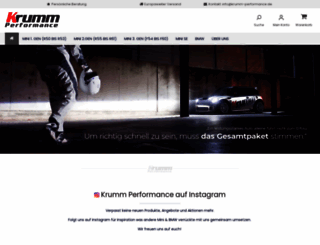 krumm-performance.de screenshot