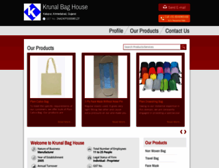 krunalbaghouse.com screenshot