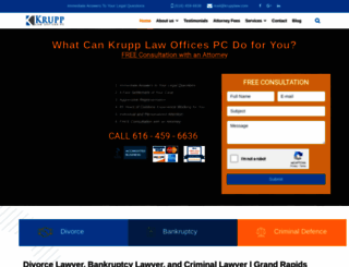 krupplaw.com screenshot