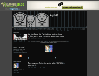 krybaby.gamingblog.fr screenshot